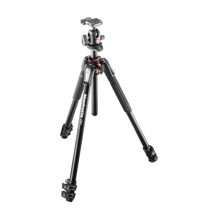 Kit de tripé 190XPRO de 3 segundos com cabeça esférica XPRO - Alumínio - MK190XPRO3-BHQ2 - Manfrotto - Tripés MANFROTTO Kit de tripé 190XPRO de 3 segundos com cabeça esférica XPRO - Alumínio - MK190XPRO3-BHQ2 - Manfrotto - Tripés MANFROTTO