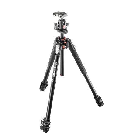 Kit de tripé 190XPRO de 3 segundos com cabeça esférica XPRO - Alumínio - MK190XPRO3-BHQ2 - Manfrotto - Tripés MANFROTTO Kit de tripé 190XPRO de 3 segundos com cabeça esférica XPRO - Alumínio - MK190XPRO3-BHQ2 - Manfrotto - Tripés MANFROTTO
