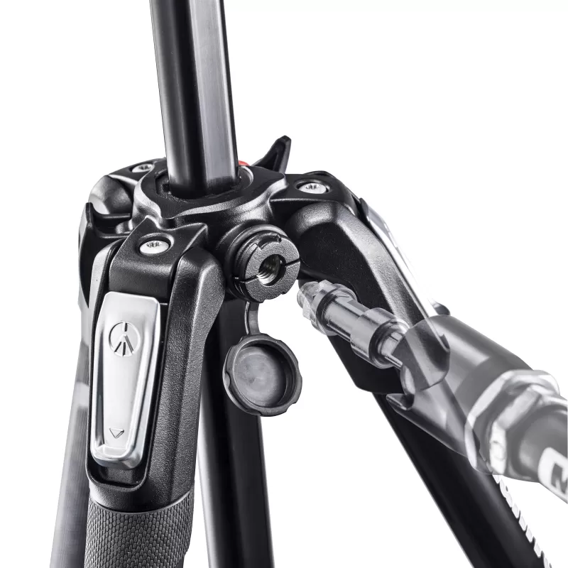 Kit de tripé 190X de 3 seções com cabeça hidráulica de 2 vias - Alumínio - MK190X3-2W - Manfrotto - Tripés MANFROTTO