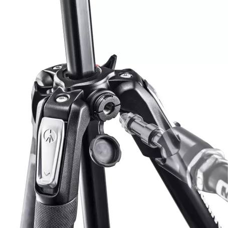 Kit de tripé 190X de 3 seções com cabeça hidráulica de 2 vias - Alumínio - MK190X3-2W - Manfrotto - Tripés MANFROTTO