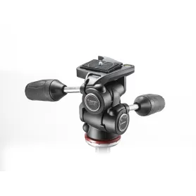 Cabeça esférica de 3 vias 804 Mk II com placa de liberação rápida RC2 de 200PL Light - MH804-3W - Manfrotto - Cabeças esféricas