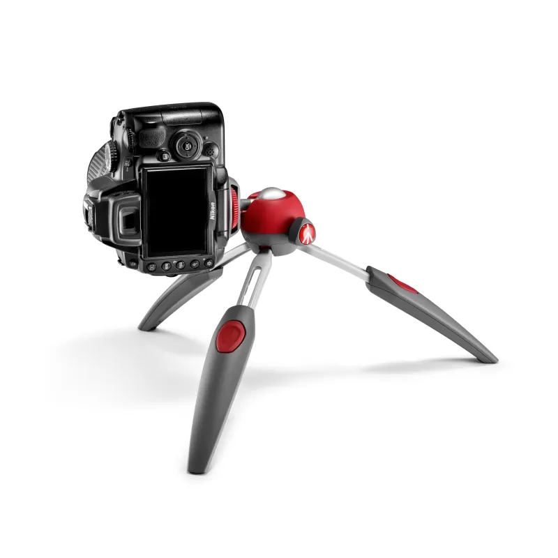 Mini Tripé Pixi EVO - Vermelho - MTPIXIEVO-RD - Manfrotto - Tripés MANFROTTO