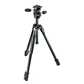 Kit de tripé Manfrotto MK290XTA3-3W com cabeça esférica de 3 vias - Alumínio - Tripés Manfrotto