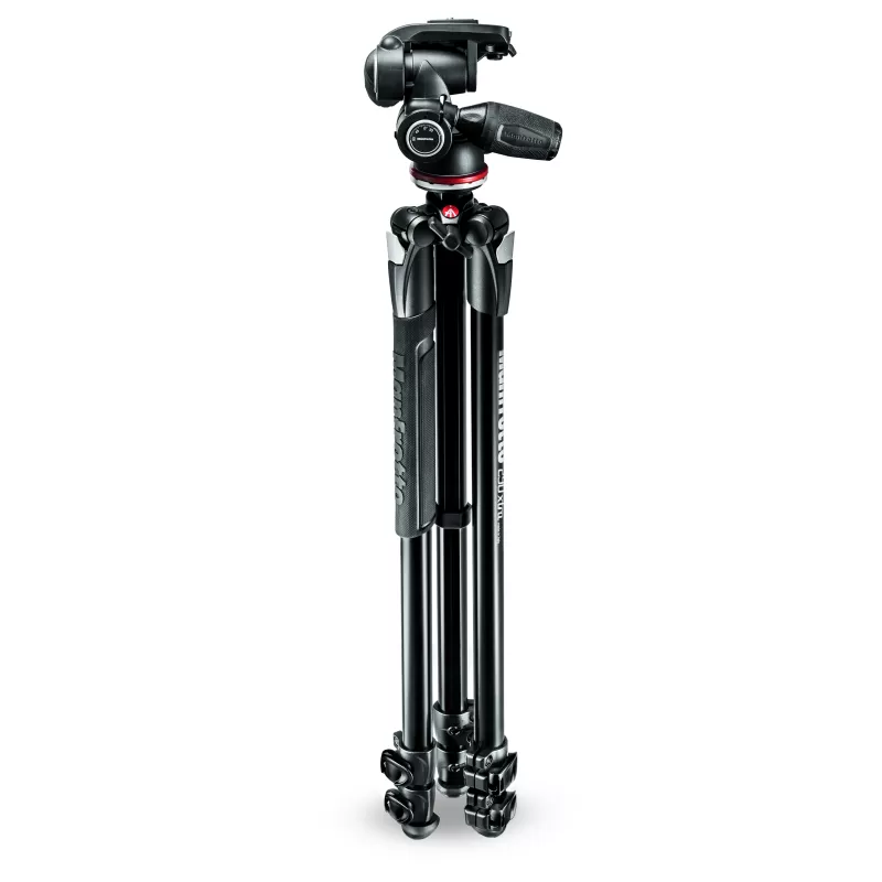 Kit de tripé Manfrotto MK290XTA3-3W com cabeça esférica de 3 vias - Alumínio - Tripés Manfrotto