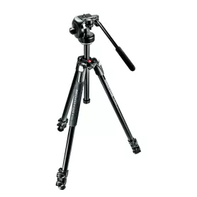 Kit de tripé 290 Xtra com cabeça hidráulica de 2 vias - Alumínio - MK290XTA3-2W - Manfrotto - Tripés MANFROTTO