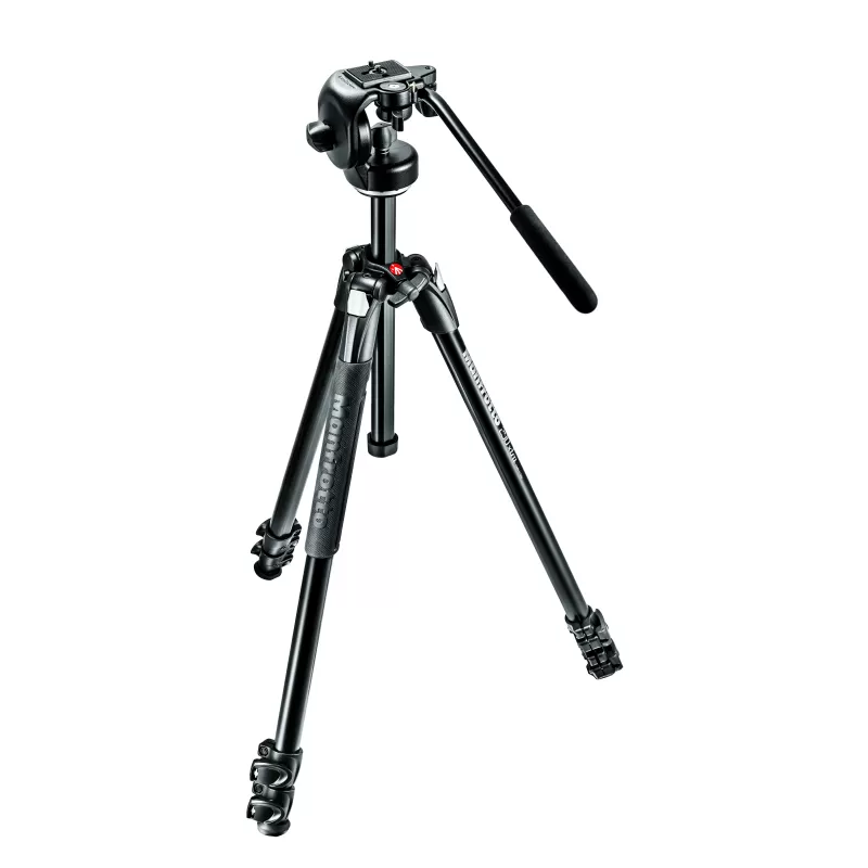 Kit de tripé 290 Xtra com cabeça hidráulica de 2 vias - Alumínio - MK290XTA3-2W - Manfrotto - Tripés MANFROTTO Kit de tripé 290 Xtra com cabeça hidráulica de 2 vias - Alumínio - MK290XTA3-2W - Manfrotto - Tripés MANFROTTO