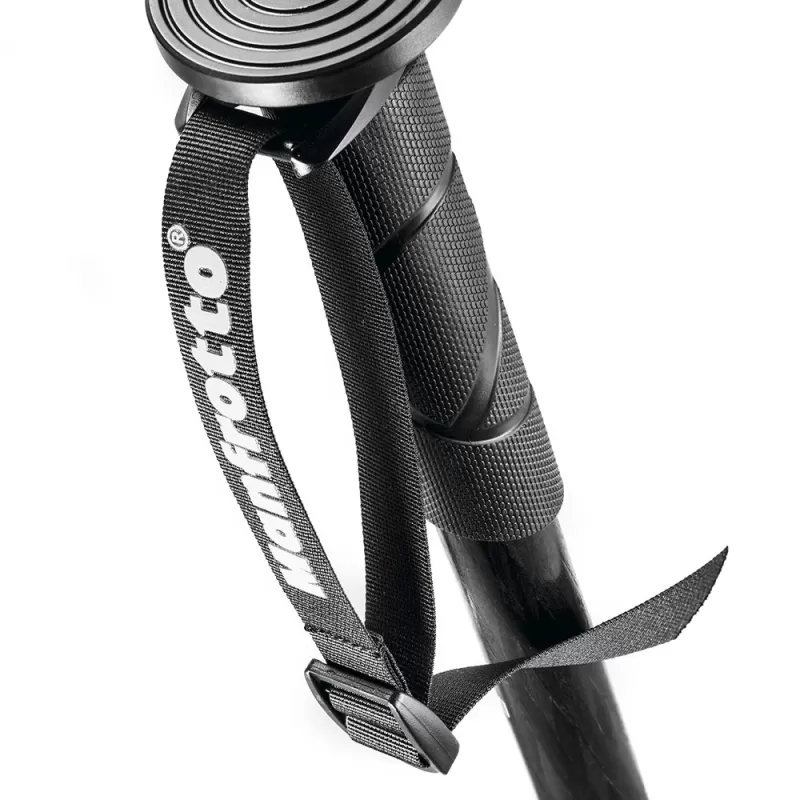 Monopé 290C4. 4 seções. Fibra de carbono - MM290C4 - Manfrotto - Monopés MANFROTTO