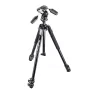 Kit Trípode 190X 3 secciones con rótula 804 MkII 3 way - Aluminio - MK190X3-3W1 - Manfrotto - Trípodes MANFROTTO