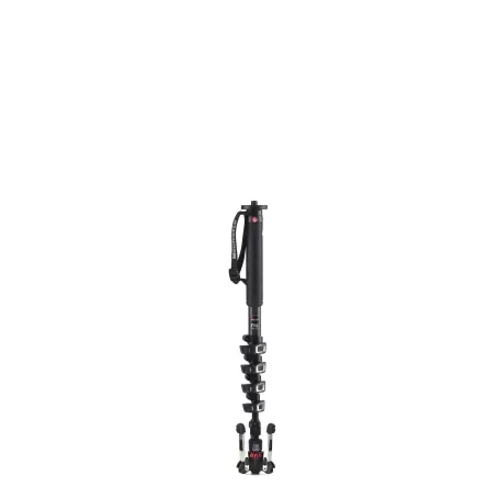 Monopé de vídeo XPRO+. Fibra de carbono de 5 seções. Base fluida - MVMXPROC5 - Manfrotto - Monopés MANFROTTO