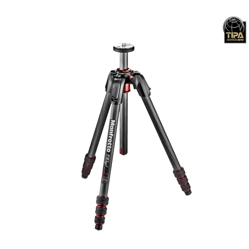 Tripé de alumínio de 4 seções 190Go! M - MT190GOA4 - Manfrotto - Tripés MANFROTTO Tripé de alumínio de 4 seções 190Go! M - MT190GOA4 - Manfrotto - Tripés MANFROTTO