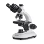 Microscopio de luz transmitida trinocular Achromat 4/10/40/100: WF10x18: 3W LED