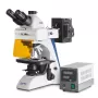 Microscopio de fluorescencia trinocular Inf Plan 4/10/20/40/100: WF10x20: 100W HBO (IL)