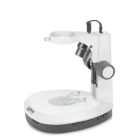 Stereomicroscope stand (Arm curved) with incident and transmitting illumination Stereomicroscope stand (Arm curved) with incident and transmitting illumination