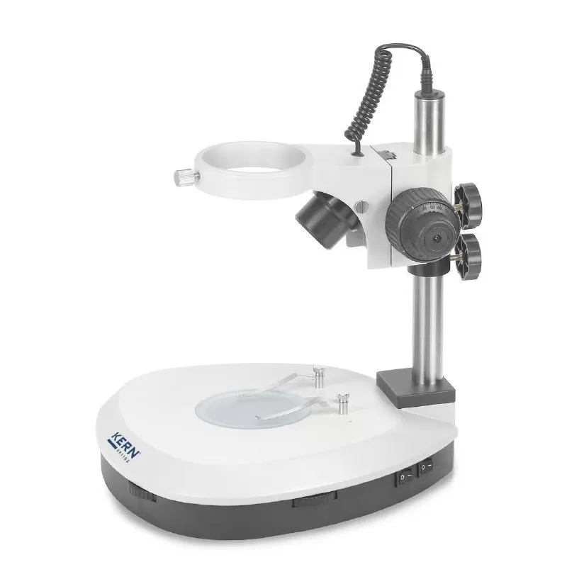Stereomicroscope stand (Pillar) with incident and transmitting illumination Stereomicroscope stand (Pillar) with incident and transmitting illumination