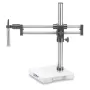 Stereomicroscope stand (Universal) Ball bearing double arm: with clamp