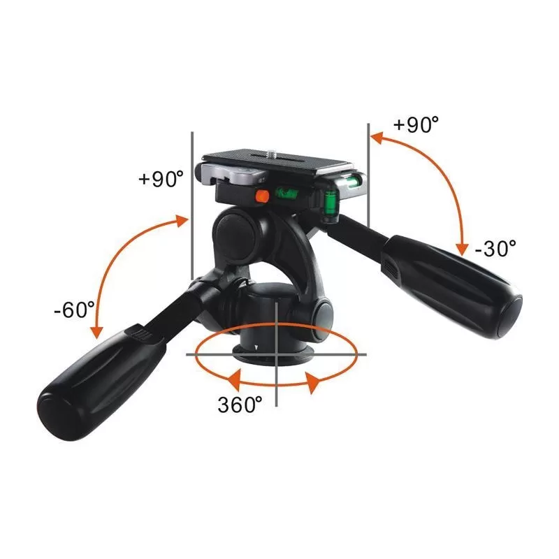 junta esférica de 3 vias