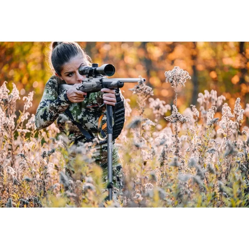 Veo 2 AM-234TU - Monopé com pé retrátil e garfo tipo "U"