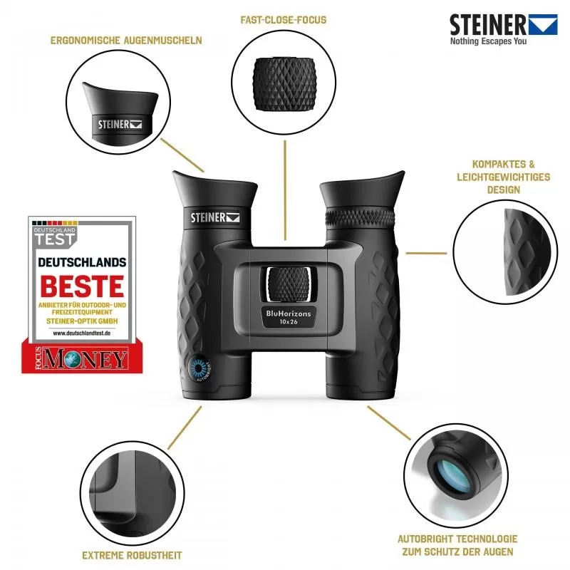 STEINER BLUHORIZONS 10X26 - Binóculos STEINER