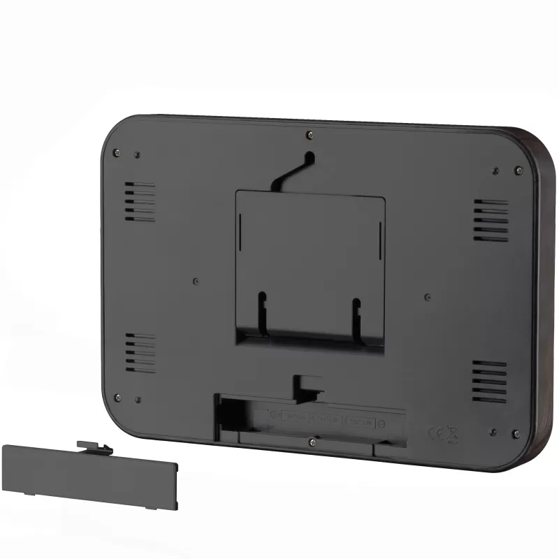 Reloj de Pared/Mesa BRESSER MyTime MC LCD con Apariencia de Madera 225x150 mm