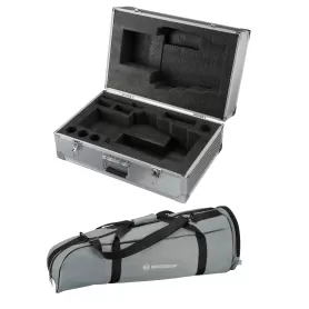 Conjunto de estojo de transporte e bolsa para tripé BRESSER para o telescópio MCX102/127 GoTo