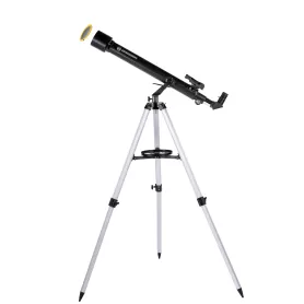 BRESSER Arcturus 60/700 AZ - Telescopio refractor con Adaptador de Cámara de Smartphone