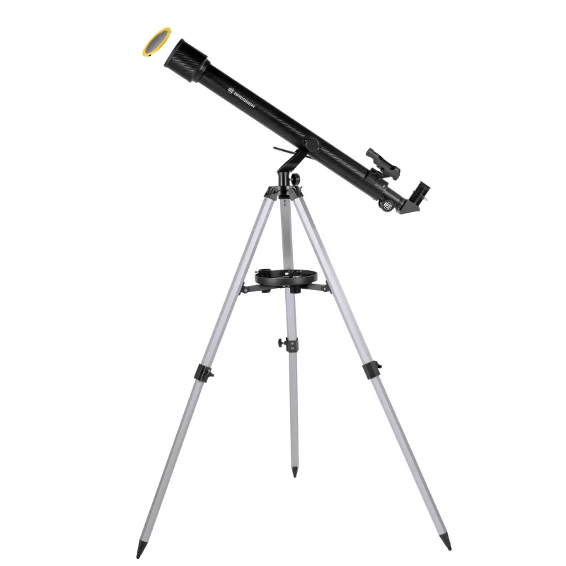 BRESSER Stellar 60/800 AZ - Telescópio Refrator com Adaptador para Câmera de Smartphone BRESSER Stellar 60/800 AZ - Telescópio Refrator com Adaptador para Câmera de Smartphone