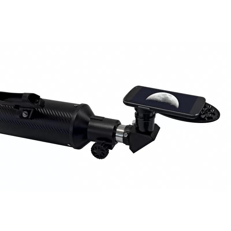 BRESSER Taurus 90/900 NG - Telescopio refractor con Adaptador de Cámara de Smartphone