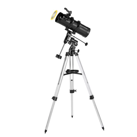 BRESSER Pluto 114/500 EQ Telescopio con Adaptador de Cámara de Smartphone BRESSER Pluto 114/500 EQ Telescopio con Adaptador de Cámara de Smartphone