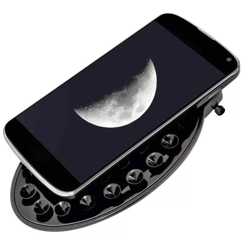 BRESSER Pluto 114/500 EQ Telescopio con Adaptador de Cámara de Smartphone