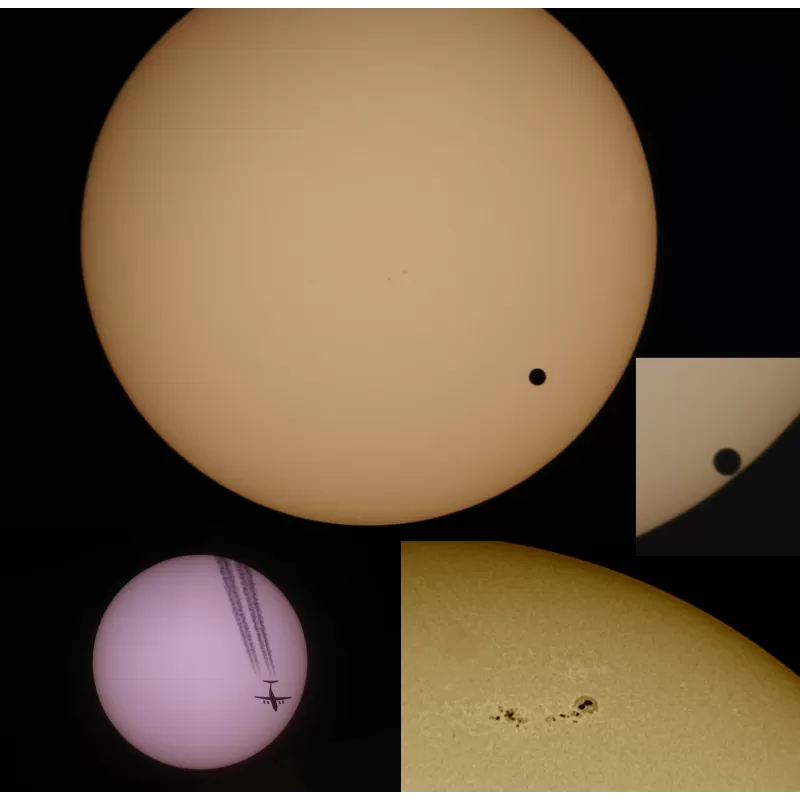 BRESSER Pluto 114/500 EQ Telescopio con Adaptador de Cámara de Smartphone