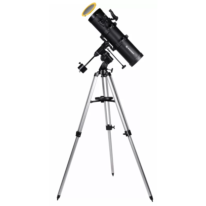 BRESSER Spica 130/650 EQ3 - parab. Telescopio Reflector Diseño de Carbono con Adaptador de Cámara de Smartphone BRESSER Spica 130/650 EQ3 - parab. Telescopio Reflector Diseño de Carbono con Adaptador de Cámara de Smartphone