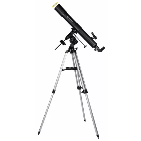 BRESSER Quasar EQ-Refractor 80/900 Carbono con Adaptador de Cámara de Smartphone