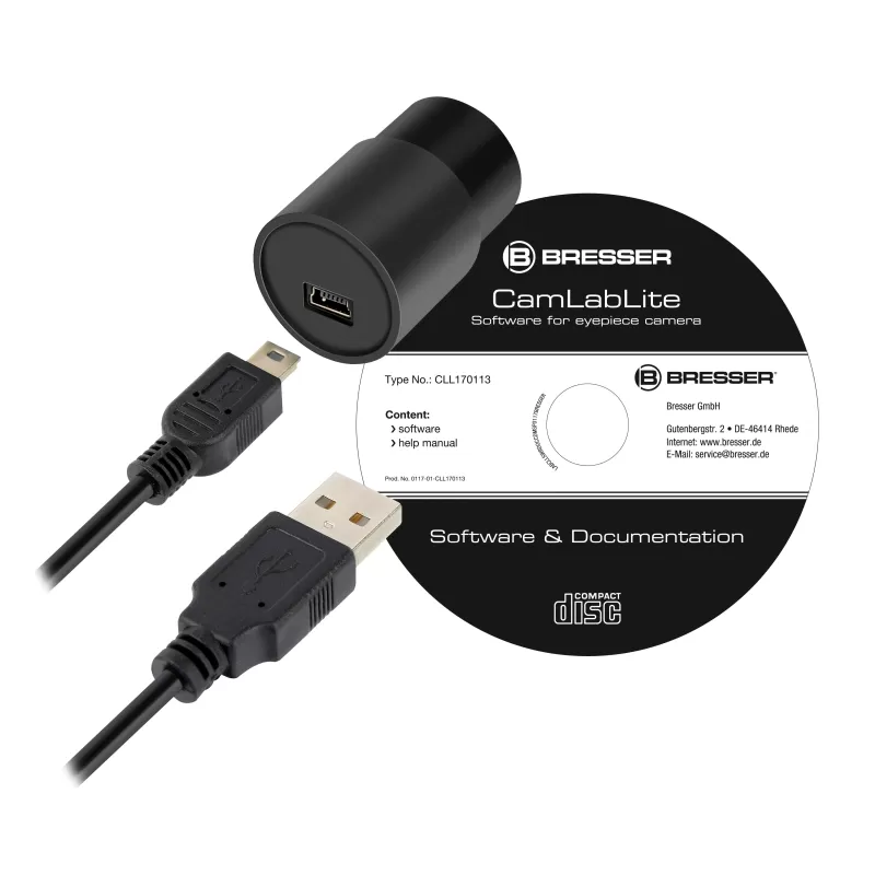 Microscópio BRESSER Biolux NV 20x-1280x com câmera HD USB