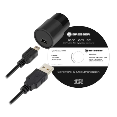 Microscópio BRESSER Biolux NV 20x-1280x com câmera HD USB