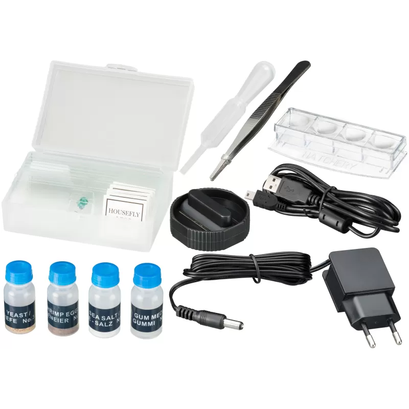 Microscópio de ensino BRESSER LCD de 8,9 cm (3,5")