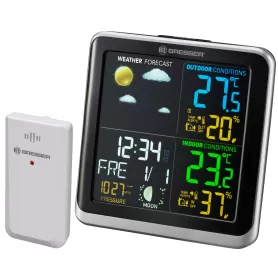 Estação meteorológica BRESSER ClimaTemp TB com visor LCD colorido