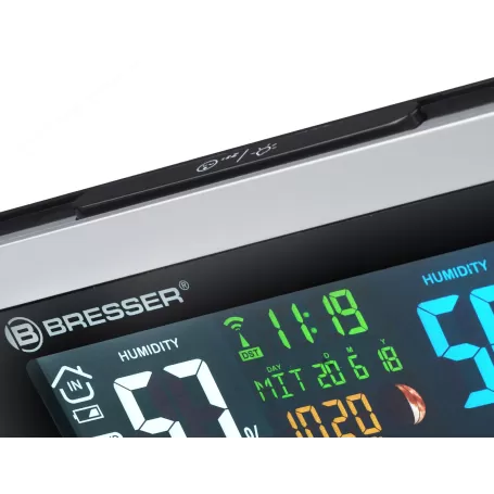 Estação meteorológica BRESSER MeteoTemp WTM com display multicolorido