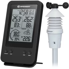 Anemômetro profissional BRESSER 3 em 1 com visor sem fio