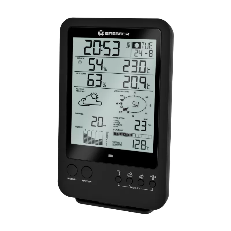 Estação meteorológica BRESSER 5 em 1 preta