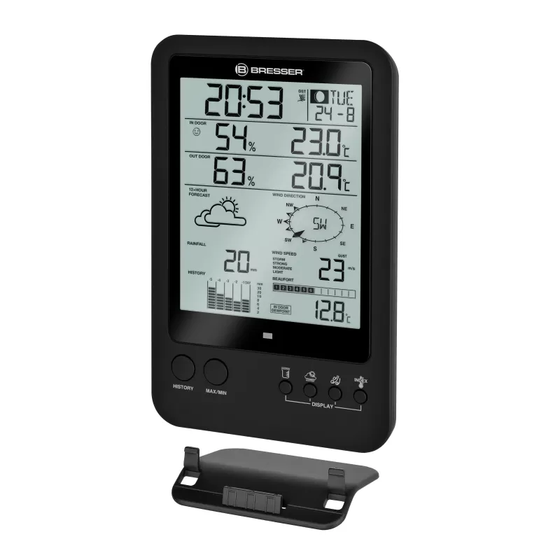 Estação meteorológica BRESSER 5 em 1 preta