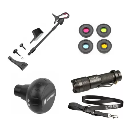 Telescopio Solarix AZ 114/500 CF Kit de principiante BRESSER
