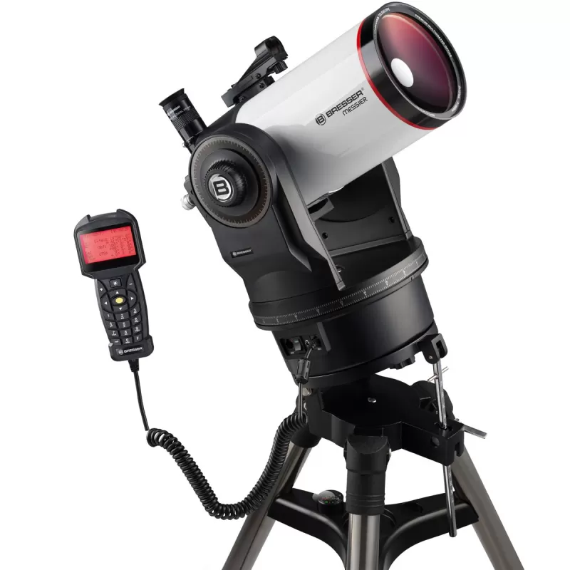 Bresser Maksutov Telescopio Astronómico 100/1400 EQ3 con Adaptador para  Smartphone