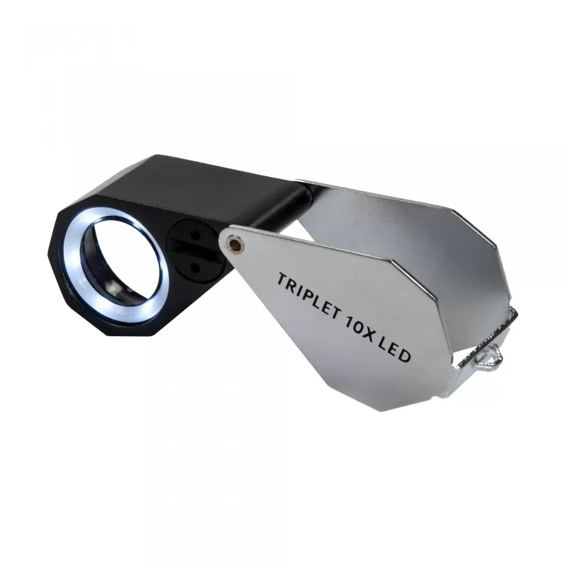 Lupa LED Kite Optics Triplet 10x Lupa LED Kite Optics Triplet 10x