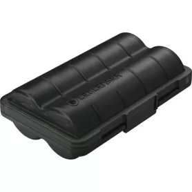 Caixa de lentes LED com duas baterias 2 x 18650 3400 mAh