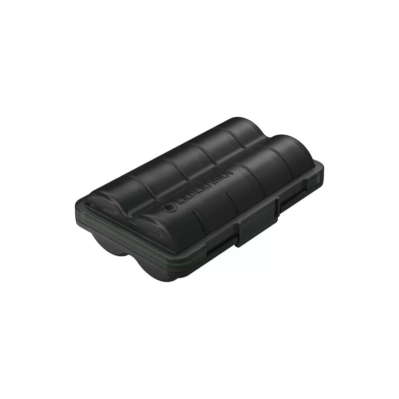 Caixa de lentes LED com duas baterias 2 x 18650 3400 mAh Caixa de lentes LED com duas baterias 2 x 18650 3400 mAh