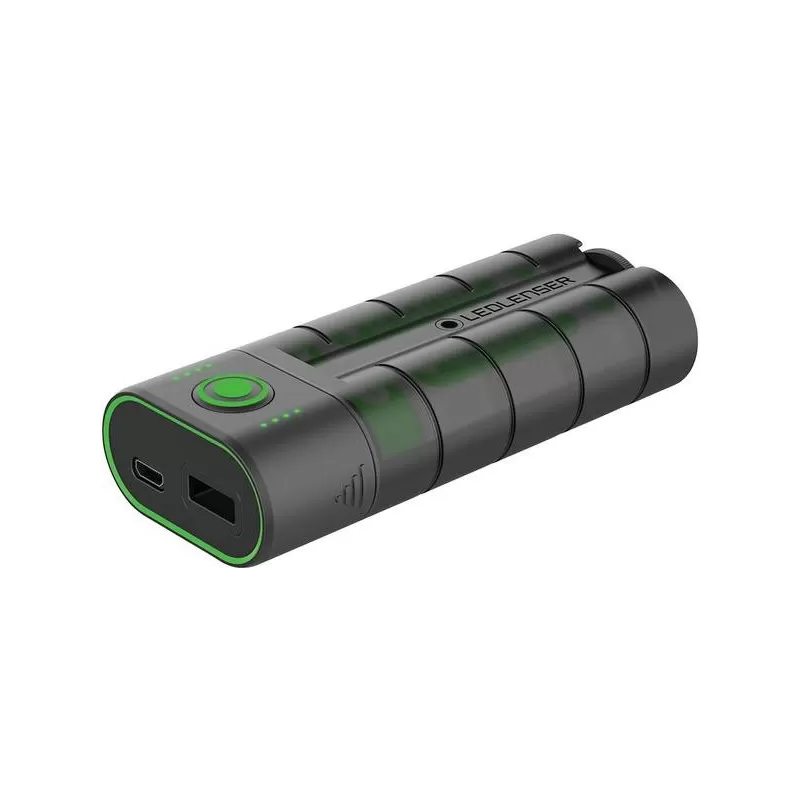 Banco de energia LED Lenser FLEX7 com 2 baterias 18650 6800 mAh Banco de energia LED Lenser FLEX7 com 2 baterias 18650 6800 mAh