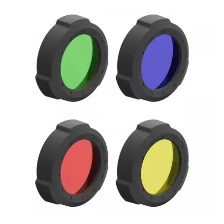 Conjunto de 4 filtros de cor Led Lenser VÁLIDO PARA: H15R CORE, COR: Vermelho, Amarelo, Verde, Azul Conjunto de 4 filtros de cor Led Lenser VÁLIDO PARA: H15R CORE, COR: Vermelho, Amarelo, Verde, Azul