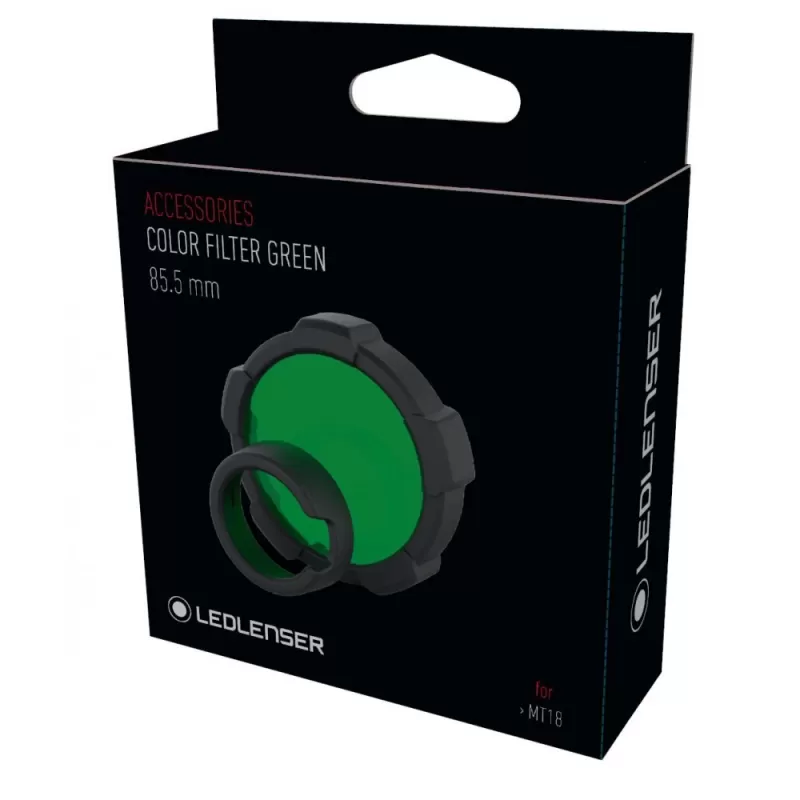 Led Lenser Filtro de color Verde + protector para MT18