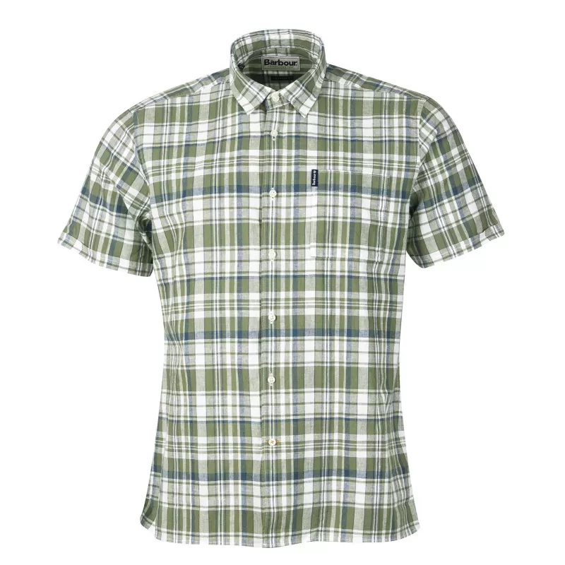 Barbour LINEN MIX 2 Oliva Barbour LINEN MIX 2 Oliva