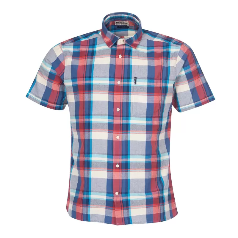 Barbour MADRAS 7 Azul-Vermelho Barbour MADRAS 7 Azul-Vermelho